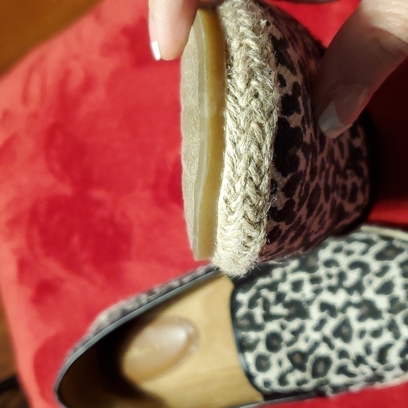 GH Bass Leopard Espadrille Size 7.5M - Picture 10 of 11
